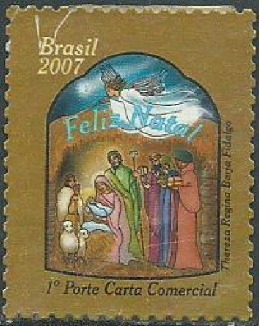 C2719  NATAL 2007 PRESÉPIO - 8241 CARIMBADO